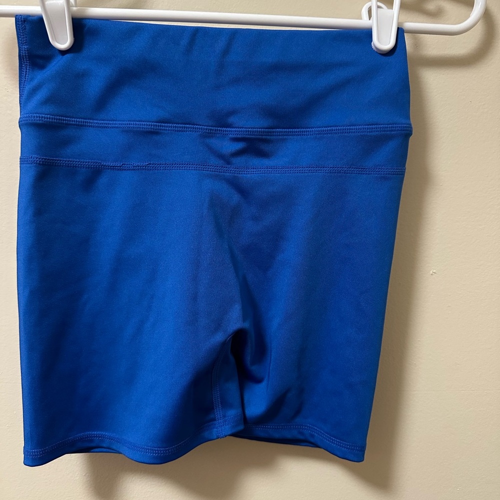 Blue Women's Butt Scrunch Gym Shorts